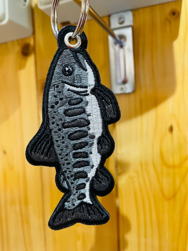 文房具 朱泥 魚紋 筆洗 匙 台付(LC981) 武陵農場_官方購物平台櫻花鉤吻鮭刺繡鑰匙圈